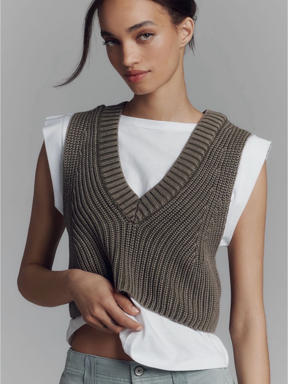 Pilcro Twofer Sweater Tee
